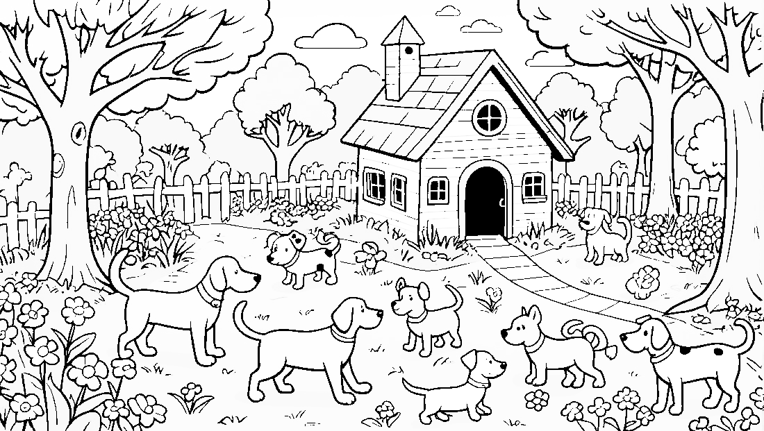 Free coloring page to print A whimsical animal maze