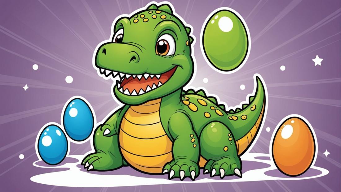 Free coloring page to print Baby dinosaur hatching with